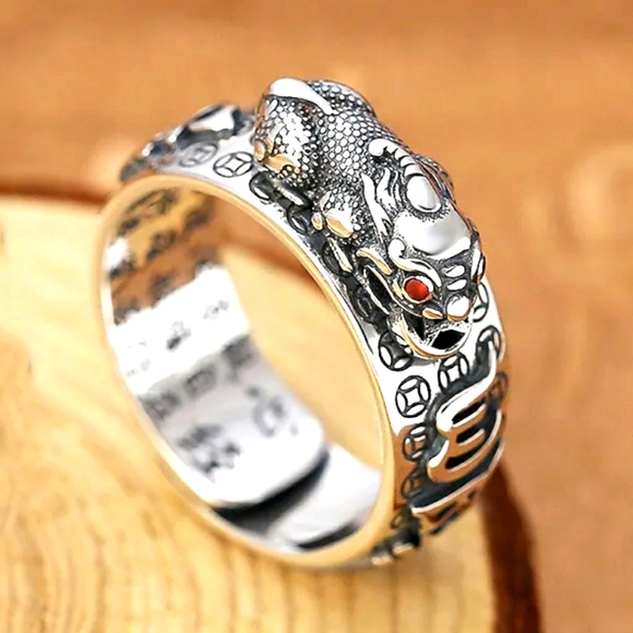 Other - Adjustable lucky Ring for men and women stamped S999